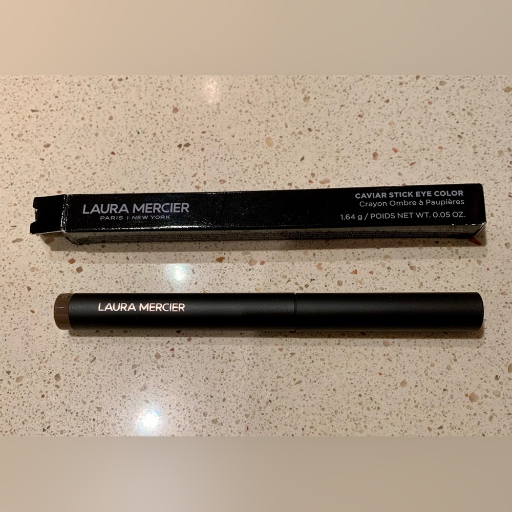Laura Mercier Caviar Stick Eye Color Cafe Noir Dark Brown Full Size NIB
